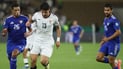 سيف رشيد يسجل هدف التقدم للعراق في مرمى الكويت