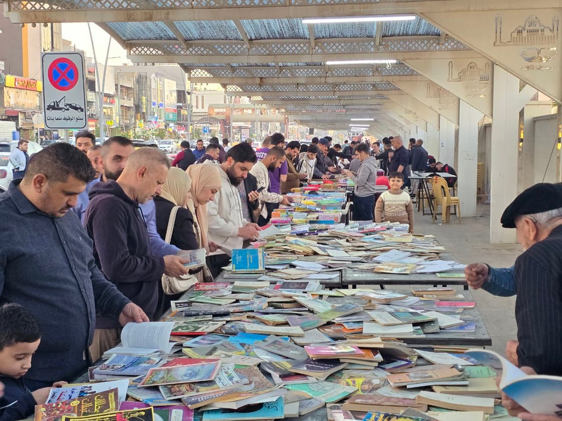 50 ألف كتاب ورسائل ثقافية.. الموصل تحتفل بالذكرى التاسعة لرصيف الكتب