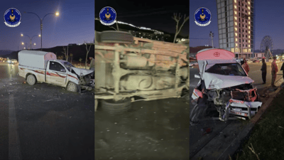 پیکابێک عەمودێکی کارەبای تەخت کرد و خۆیشی وەرگەڕا