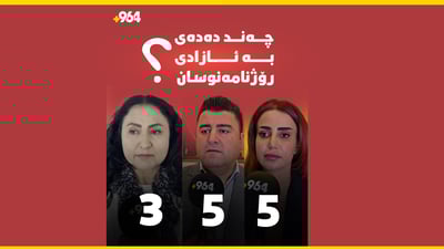 ئازادیی رۆژنامەنووسی لە كوردستان لە چ ئاستێكدایە؟