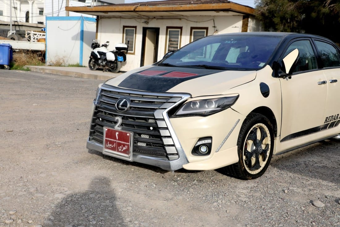 أربيل تصادر أشهر تكسي في المدينة.. “ملك الجمبزة” كان يستعرض وسط الشارع (صور)