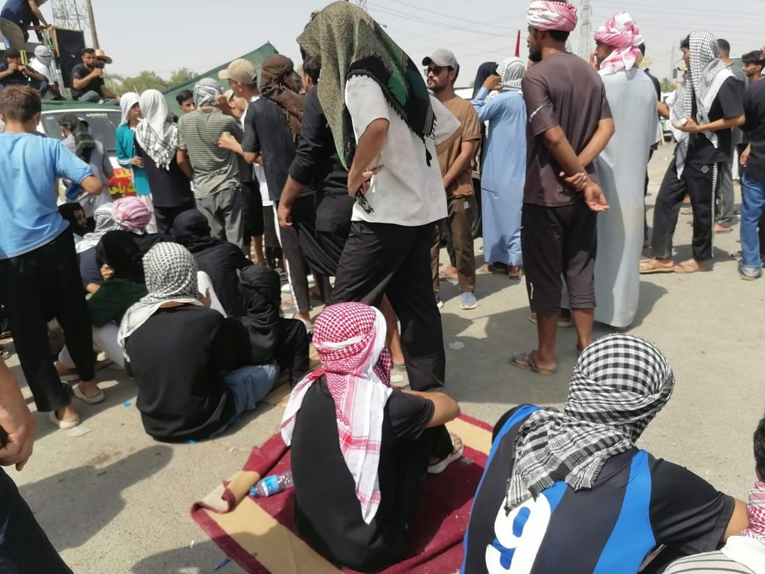 رسالة غاضبة من شمال واسط إلى المحافظ: انضم إلينا للضغط على بغداد (صور)