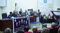 صور: فاروق نواف نقيباً لفناني الأنبار.. تجديد الثقة للر