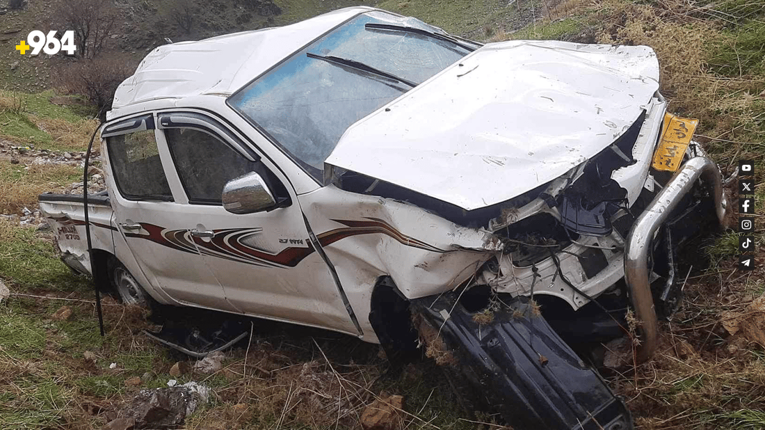 بەهۆی وەرگەڕانی ئۆتۆمبێلەکەیان باوکێک لەگەڵ دوو کوڕی بەسەختی بریندارن