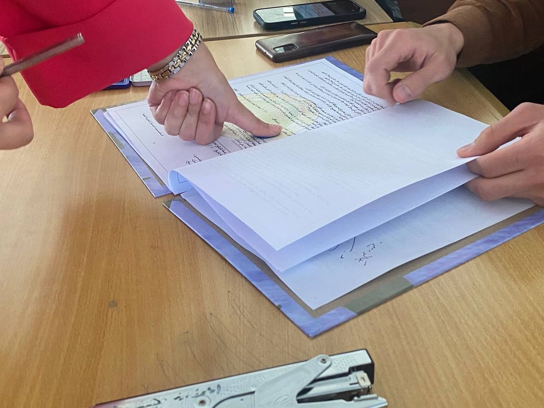 رقم قياسي في هيت.. 200 معاملة يومياً للمحاضرين ومطر يؤكد قرب إكمال العملية