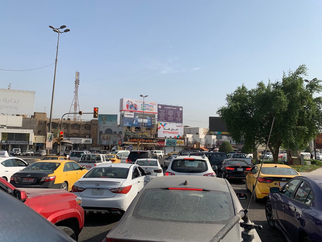 صور: شوارع الكرخ “قافلة” بعد افتتاح معرض بغداد الدولي