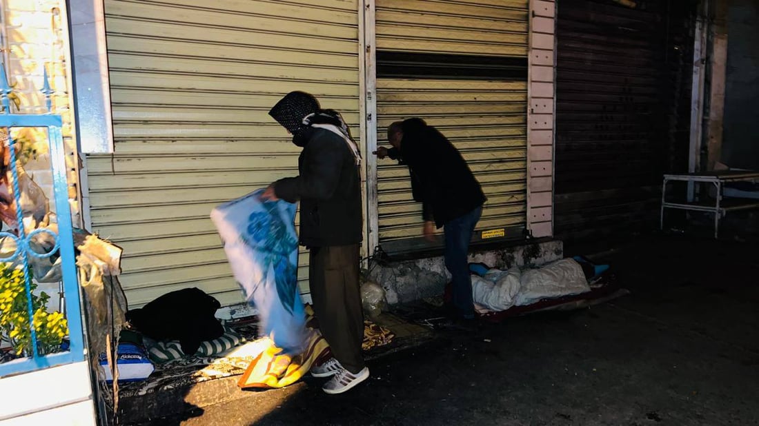 لە شەوێکی ساردی سلێمانیدا؛ خێزانێک و دوو بێلانە لە سەرما رزگارکران