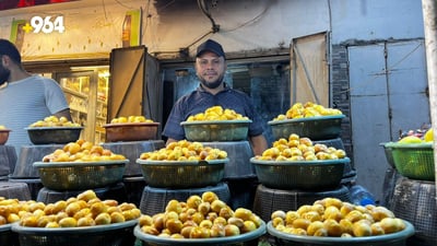 سلال “أبو الخصيب” وصلت بورصة البصرة: الزبائن يتزاحمون على “البرحي” (صور)