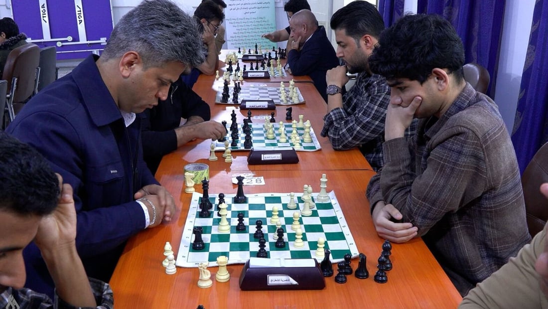 Nasiriyah chess marathon draws 80 players, promotes Dhi Qar heritage