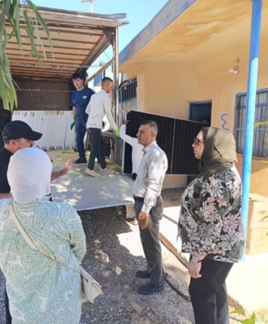   بە وزەى خۆر کێشەى کارەباى بیرەکانى کەندێناوە چارەسەر دەکرێت