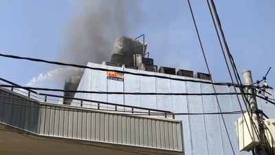 وەستایەک لە ئاگرەکەى سلێمانیدا گیانى لەدەستدا