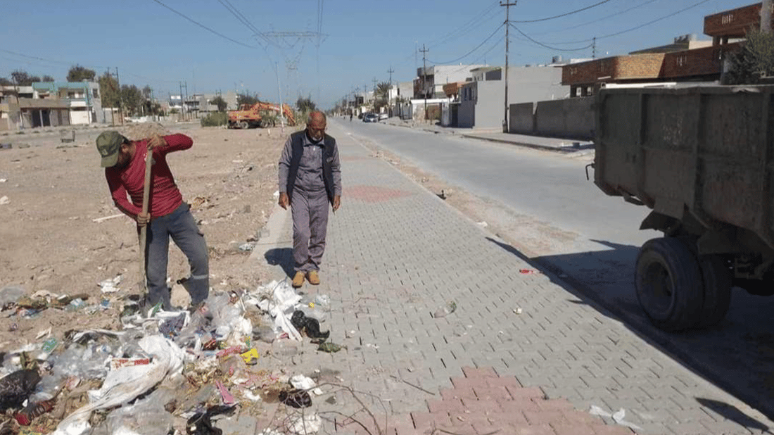 فڕێدانی خۆڵ و خاشاک لەسەر شەقام و کۆڵانەکانی خورماتوو قەدەغە کرا