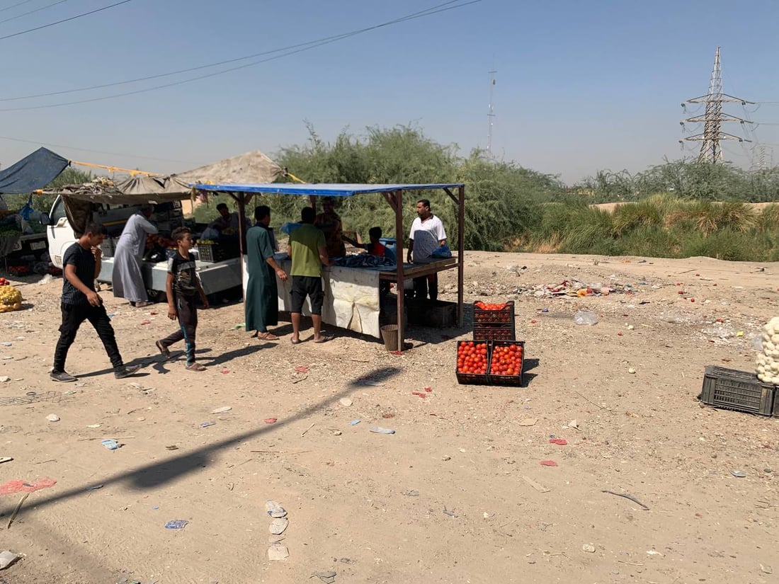 ابو غريب تمنع بيع الخضروات في “نمرة ثمانية”