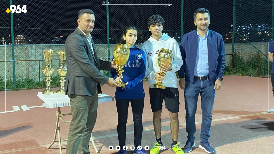 پاڵەوانیەتی تێنس لە دهۆك كۆتایی هات