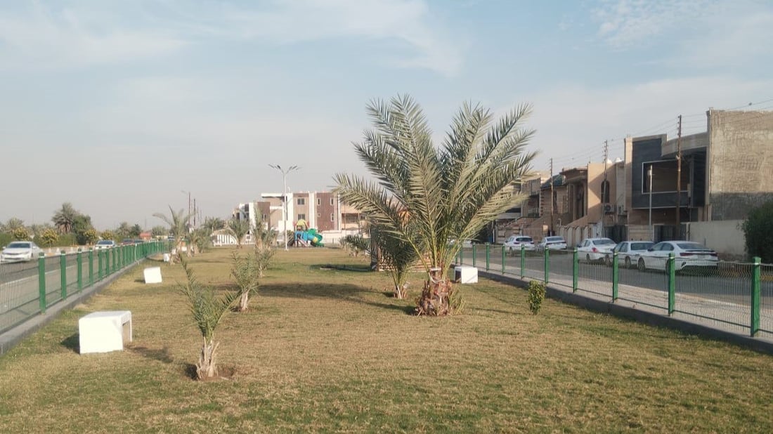 صور من حي الحسين: أمانة بغداد أكملت الحديقة النموذجية وتعد بالمزيد