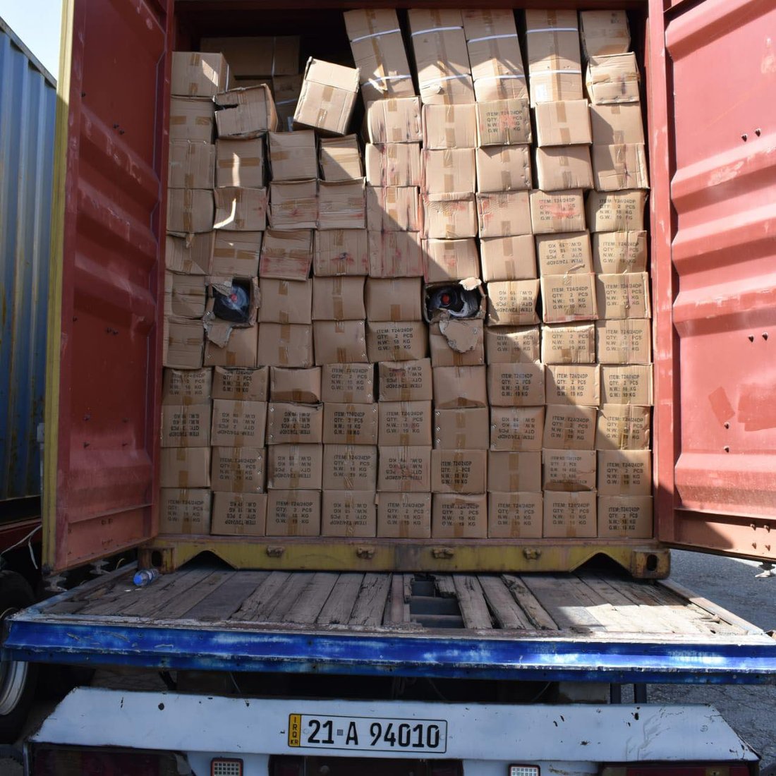 دەست بەسەر 9 بارهه‌ڵگردا گیرا