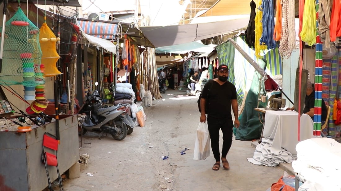 فيديو: شباك الصيد وحبال السفن وسوقها الكبير في “داكير” البصرة