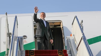 سەرۆک کۆماری ئێران بەرەو بەغدا بەڕێکەوت