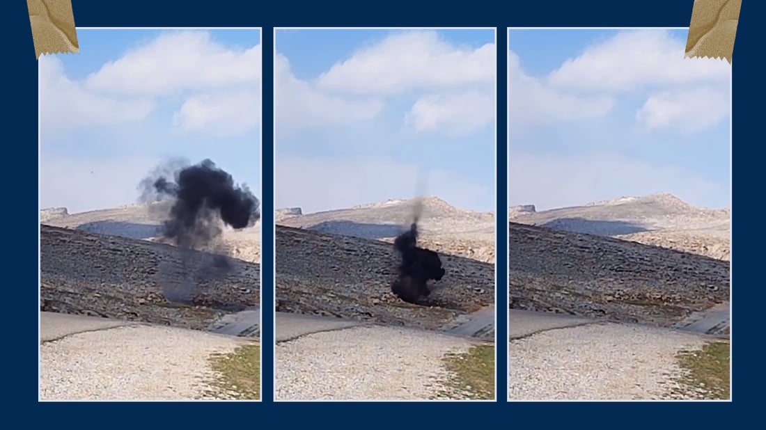 له‌ناو كێڵگه‌یه‌كی كشتوكاڵى حاجیاوا چه‌ند پاشماوه‌یه‌كى جه‌نگى له‌ناوبران