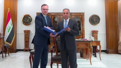 U.N. shares report on ISIS finances with Iraqi chief justice Faiq Zaidan