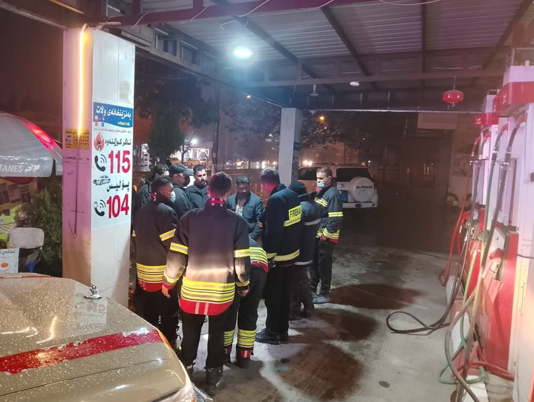 بەرگری شارستانی سۆران پشکنین بۆ بەنزینخانەکان دەکات