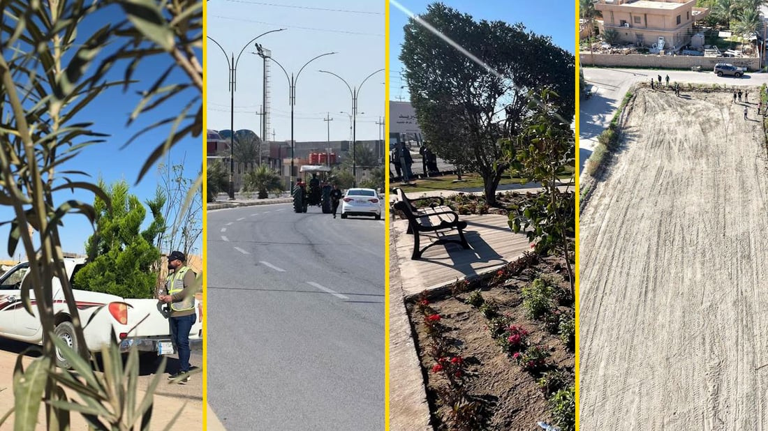 حملة التشجير الربيعية انطلقت.. صور من 8 مدن في الأنبار