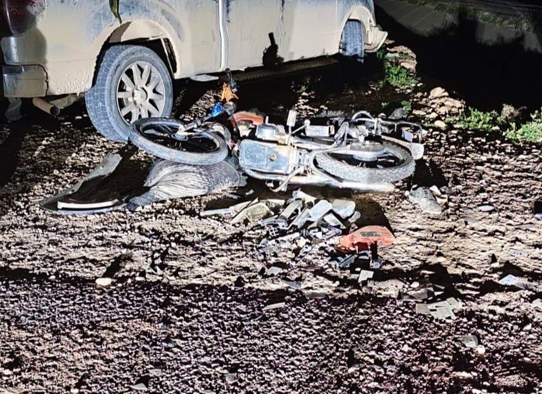 ئۆتۆمبێلێک و ماتۆڕسکیلێک پێکیاندادا، ماتۆڕسوارەکە گیانی لەدەستدا