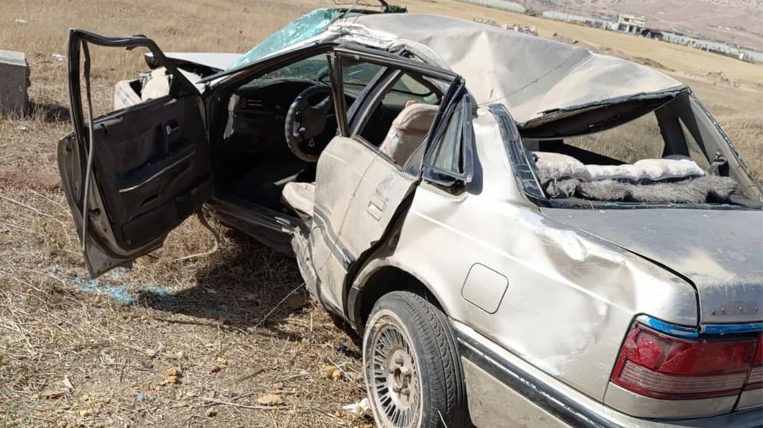 ئۆتۆمبێلێک وەرگەڕا و شۆفێرەکەی گیانی لەدەستدا