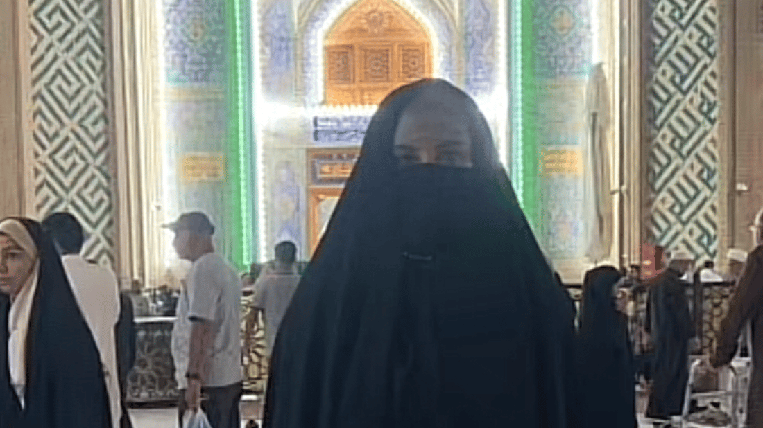 فيديو: شذى حسون تنكرت وزارت المراقد المقدسة في النجف وكربلاء