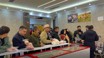 سەدان کەس سەرەیان بۆ بەرخ بەستووە بۆ رەمەزان