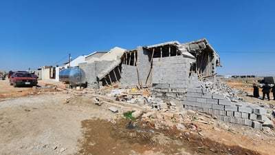 لە کەرکوک ژمارەیەک خانو و پەرژینى زێدەڕۆ تێکدران