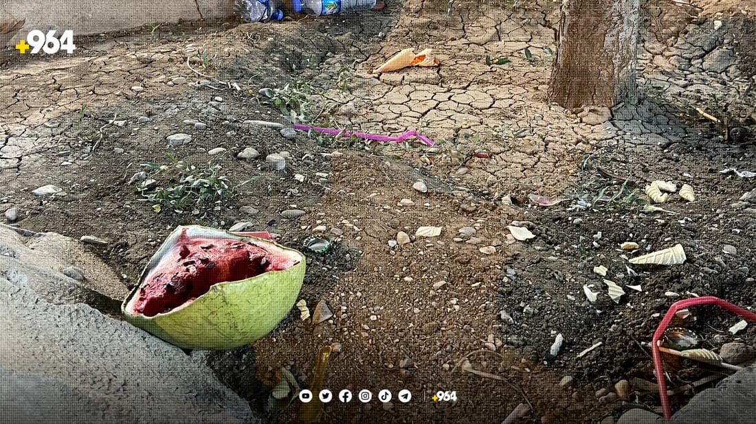 رۆژانە لە پارکی ئازادی سلێمانی چوار تۆن زبڵ فڕێدەدرێت