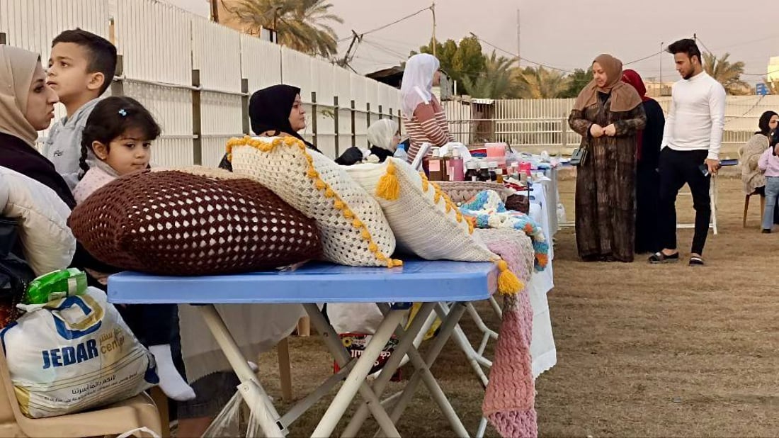 صور: أهالي البكرية يلفتون نظر بغداد إلى منطقتهم عبر بازار جمع العوائل وأصحاب المهن