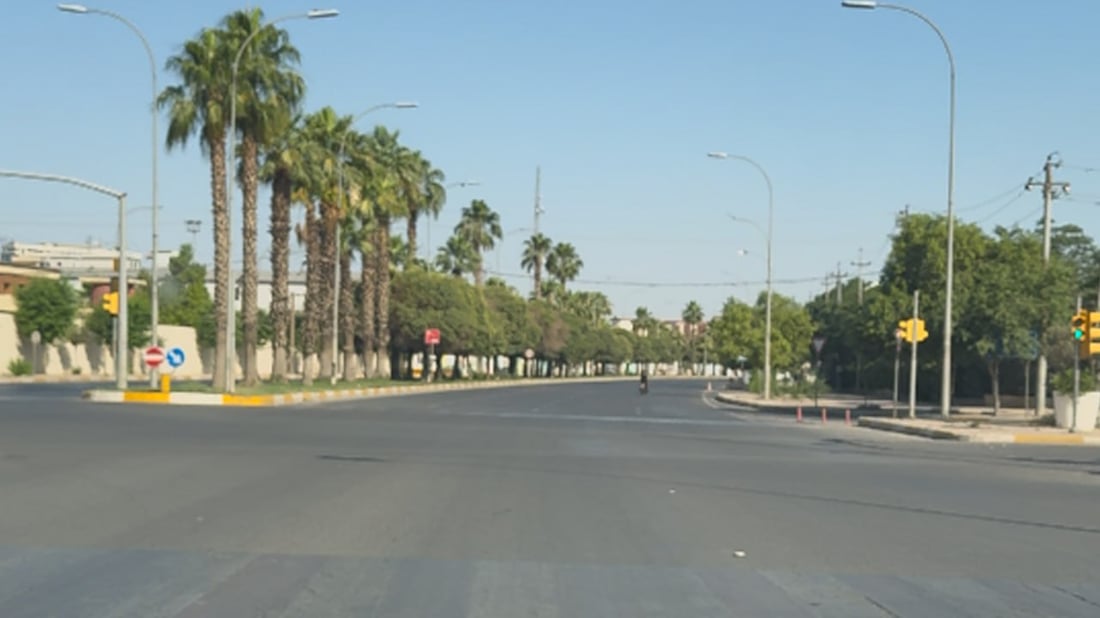 بەیانی جەژنە و شەقام و رێگاوبانەکانی هەولێر چۆڵن 