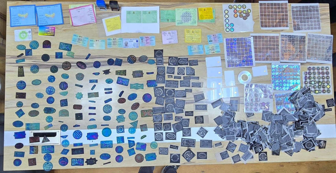 Suspect arrested after forgery lab uncovered in Sadr City