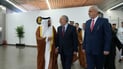 المشهداني يستقبل رئيس البرلمان العربي في مطار بغداد الدولي