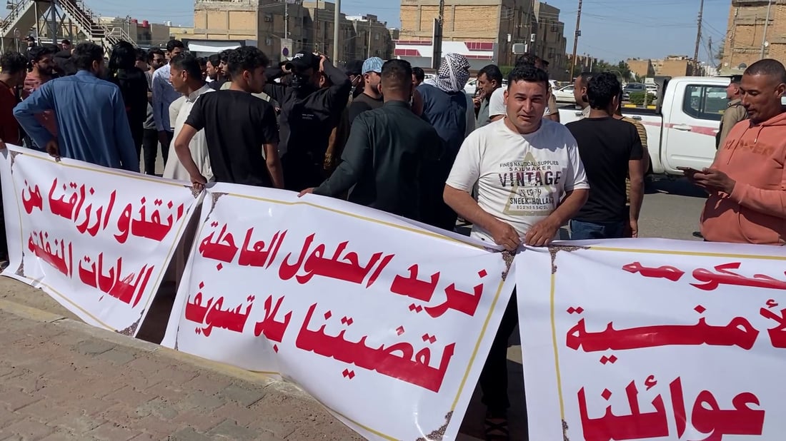 تظاهرة ضد “قطاع الطرق” في العمارة.. الشاحنات لا تعود سالمة من منفذ الشيب
