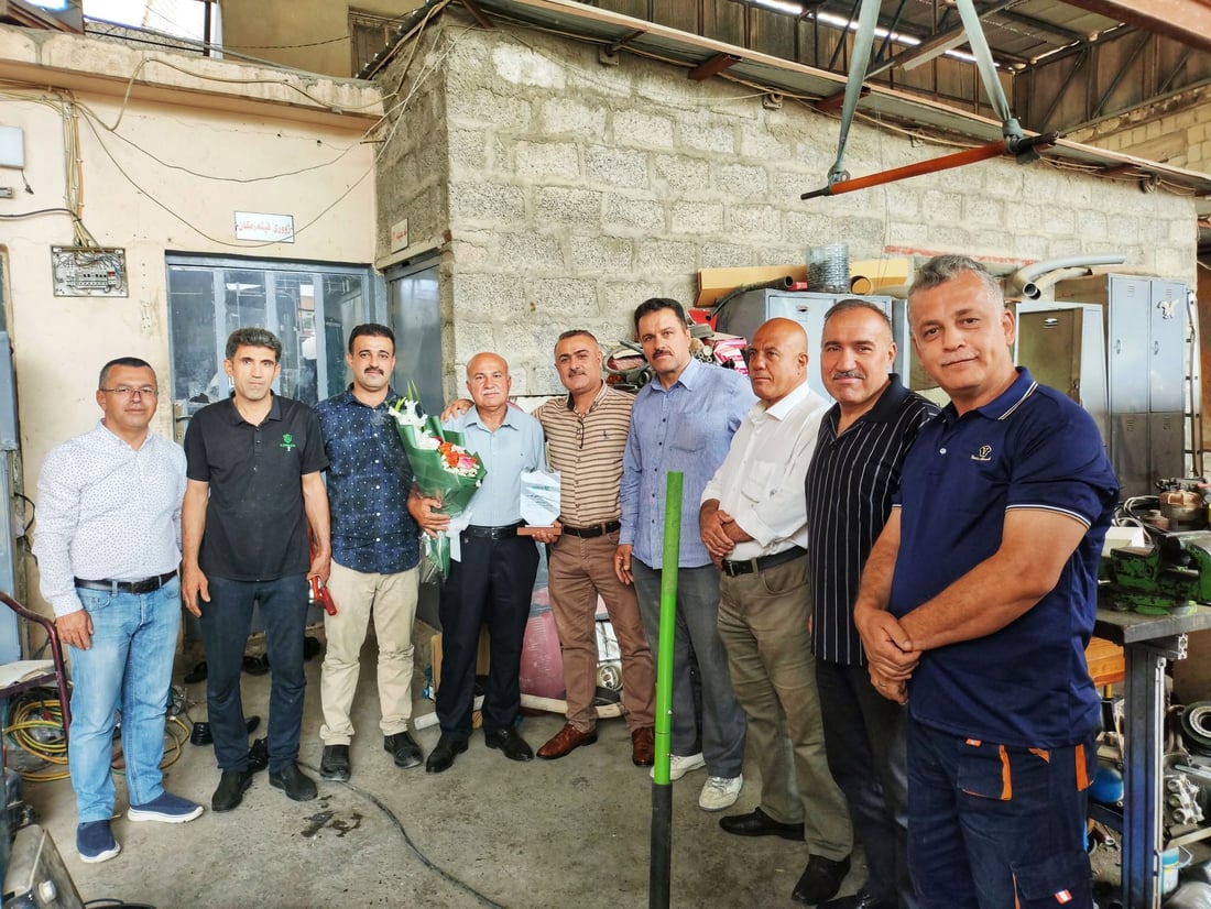 بەرگری شارستانی سلێمانی پاڵەوانێکی بە گوڵ و رێزلێنان و پەخشان بەڕێکرد