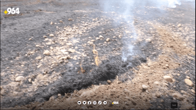 سەدان  دۆنمی پوشی سوتاند و كۆنترۆڵكرا