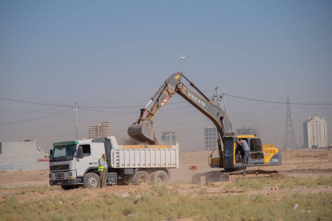 شارەوانی عەزمی جەزم کردووە؛ كاره‌كانی پڕۆژه‌ خزمەتگوزارییەکەی باغلومناره چڕتر ده‌كرێنەوە
