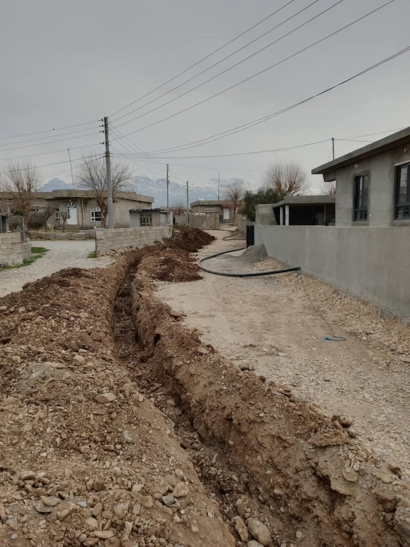 گوندی خەندەکە لە ناحیەی ژاراوە گرفتی کەمی ئاویان نەما