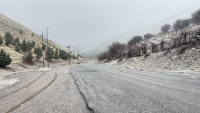 كاميرا 964 ترصد تساقط الثلوج على جبل أزمر بالسليمانية