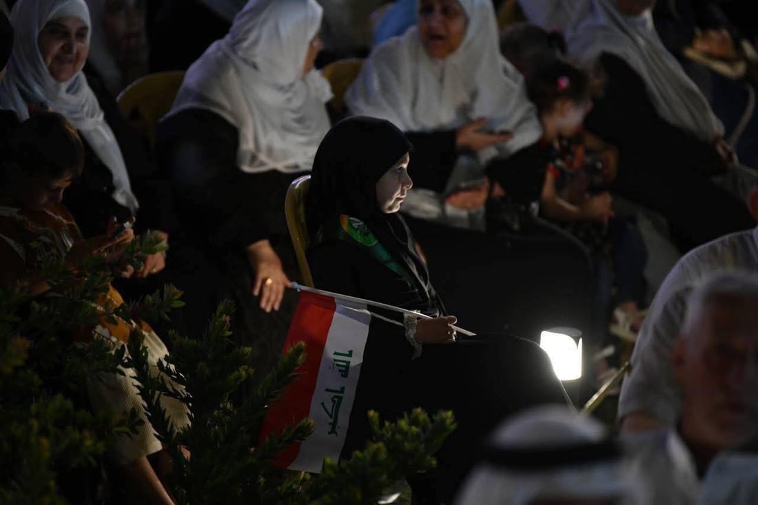 صور من جامع النوري قبل قليل: أهالي الموصل يحتشدون لإحياء المولد النبوي