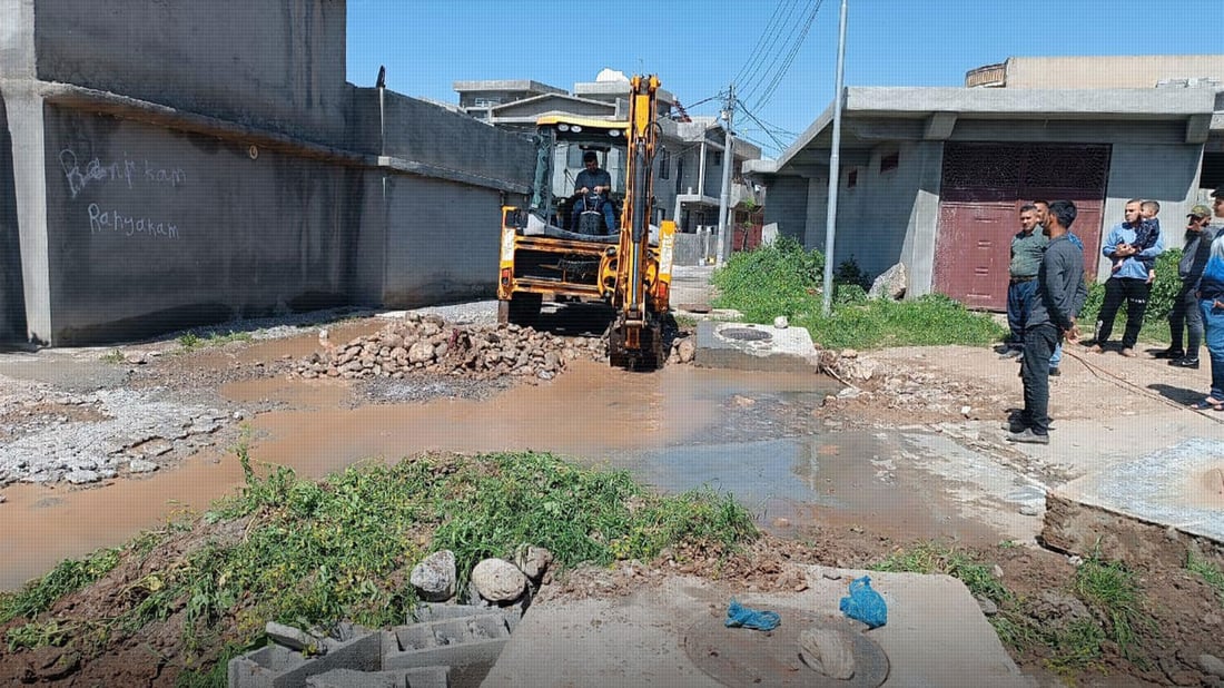 زیان بە چەند ماڵێکی گەڕەکی قولەی رانیە دەگات