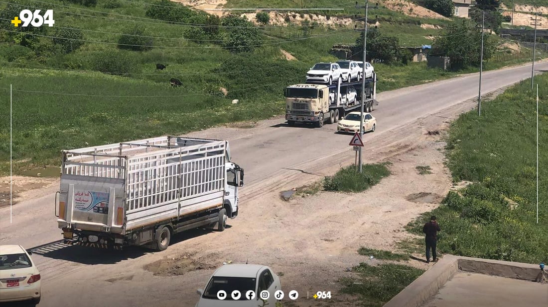   رێگای دۆڵی هیران بە رووی بارهەڵگرەكان داخرا