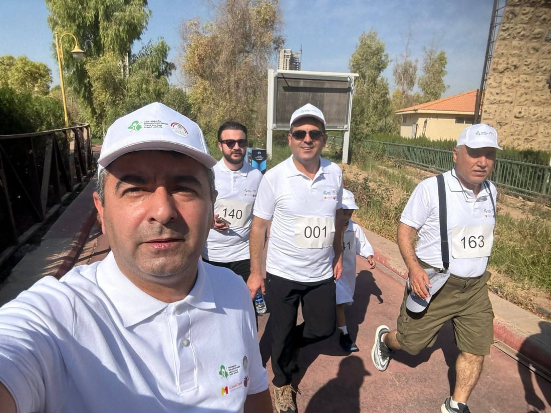 ماراسۆنێک دژی پووکانەوەی ئێسک لە هەولێر به‌ڕێوه‌چوو 