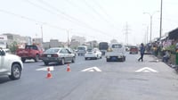 صور من أربيل: طلاء بالأبيض الفسفوري لتحذير سائقي المرك