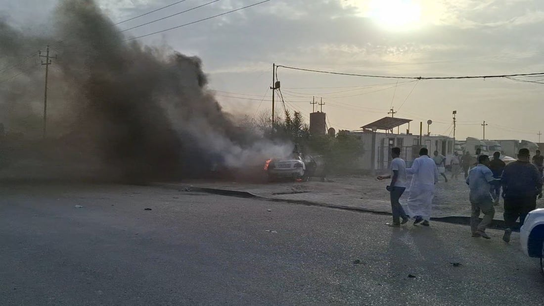 فاجعة في موكب زفاف وسط كركوك.. مصرع الأب حرقاً وإصابة زوجته وبناته بحادث سير