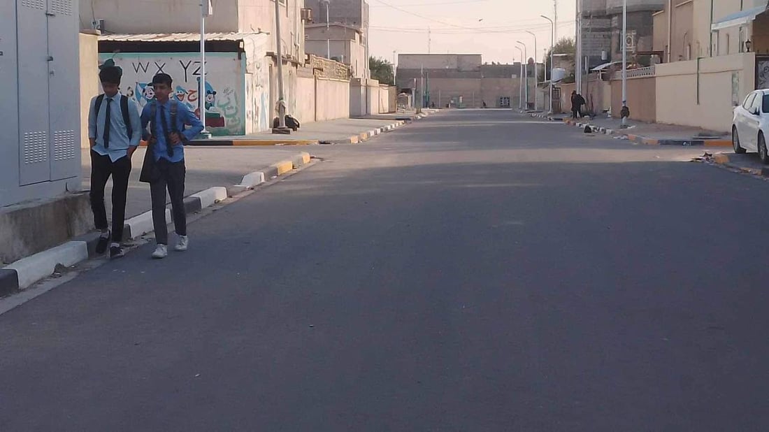 (فيديو مؤلم).. التبليط الجديد في الزبير يثير شهية السواق والحوادث بالجملة
