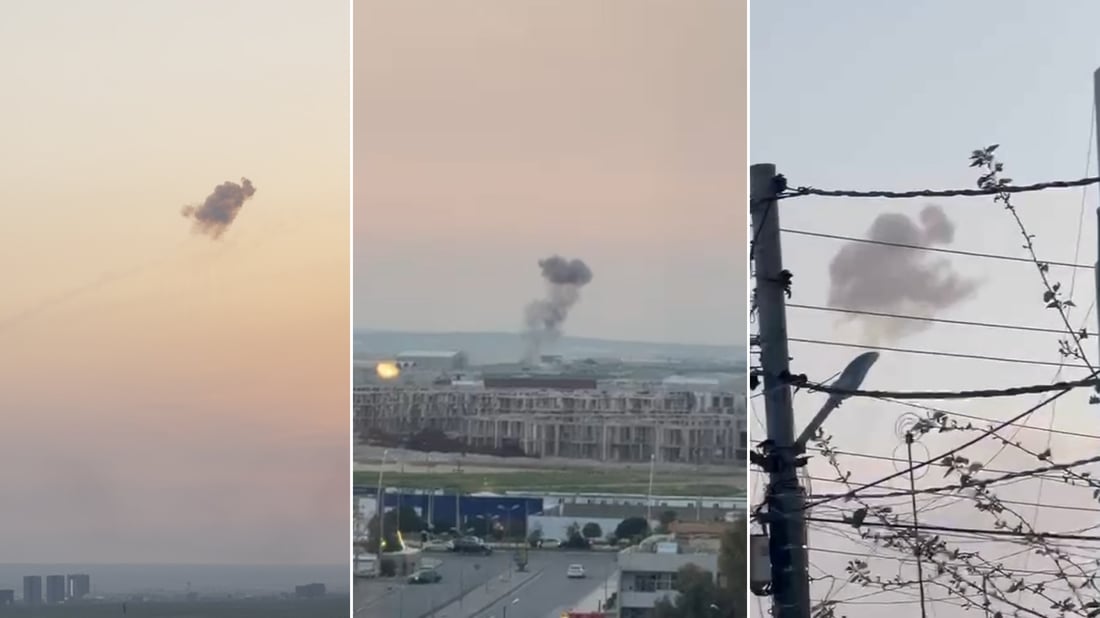 لە هەولێر درۆنێک لە ئاسمان تێکشکێندرا